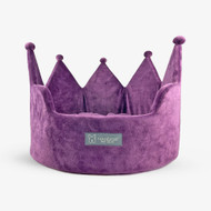 NANDOG Crown Collection Micro-Plush Dog & Cat Bed - Purple