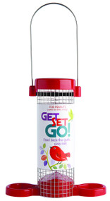 Jacobi Jayne Small Red Get Set Go! Peanut Bird Feeders