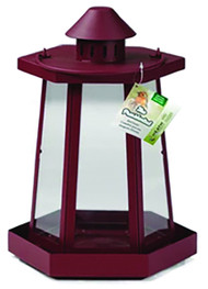 Heath Outdoor Products The Presidential Lantern Hopper Mixed Seed Bird Feeder - Red