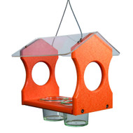 America's Favorite Orange Oriole Bird Feeder (8.04" X 8.04" X 14.04")