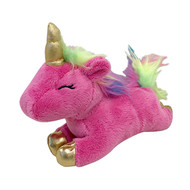 foufou Unicorn Plush Dog Toy (6")- Pink