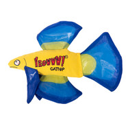 Yeowww! Mo Betta Fish Catnip Filled Cat Toy - Blue