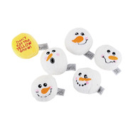 Midlee Snowball Fight Plush Dog Toy - 3"