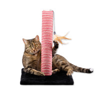 Midlee Candy Cane Christmas Cat Scratcher Post