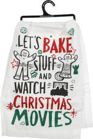 Primitives by Kathy Winter Holiday Dish Towel- Christmas Movies (35533)