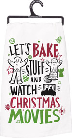 Primitives by Kathy Winter Holiday Dish Towel- Christmas Movies