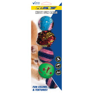 PetSport Kitty Fun Balls - Assorted Colors (4 Pack)
