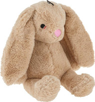 Petlou Plush Crinkle Interactive Stuffed Dog Squeaky Toys (15" Rabbit)