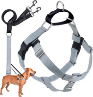 2 Hounds Design Freedom No Pull Dog Harness X-Large Silver