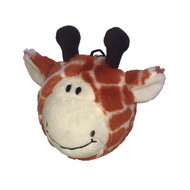 Petlou 4" EZ Squeaker Ball Dog Toy- Giraffe
