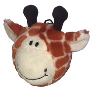 Petlou 4" EZ Squeaker Ball Dog Toy- Giraffe