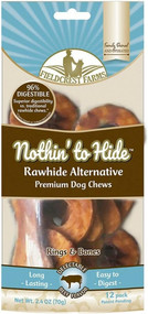 Fieldcrest Farms Nothin' to Hide Rings and Bones Beef Flavored Dog Chew (Pack of 12)