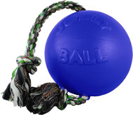 Jolly Pets, Inc. Romp-n-Roll Ball Dog Toy Color: Blue 8"