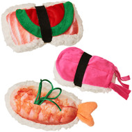 Ethical Pet Products Cosmo Plush Assorted Sushi Dog Toy -  6" - 1 unit