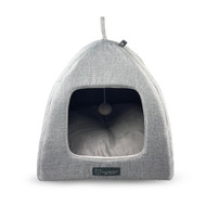 Nandog Pet Gear Cassel Cat Hut - Gray