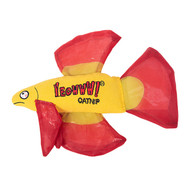 Yeowww! Mo Betta Fish Catnip Filled Cat Toy - Red