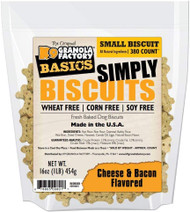 K9 Granola Factory Simply Biscuits with Cheese and Bacon, Small, 16 oz