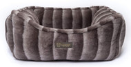 NANDOG Cloud Chinchilla Grey Reversible Pet Bed - Small/Medium Dogs