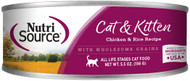 NutriSource Chicken and Rice Canned Cat Food - 5.5 oz (Pack of 12)