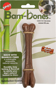 ETHICAL/SPOT Bam-Bone Bacon Flavor Chew Toy - 5.75"