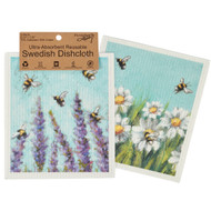 Primitives by Kathy Flowers Swedish Dishcloth Set