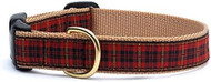 Up Country Fleet Street Plaid Dog Collar