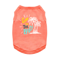 Doggie Design New Gone To The Beach Dog Tank Shirt - Coral