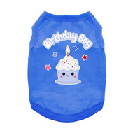 Doggie Design Birthday Boy Dog Tank Top - Blue