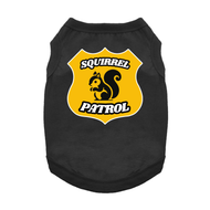 Doggie Design  Squirrel Patrol Dog Tank Shirt - Jet Black