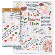 Primitives by Kathy  Holiday Reindeer Chow Kitchen Towel