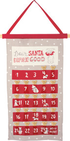 Primitives By Kathy Dear Santa Define Good Wall Countdown
