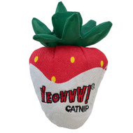 Yeowww! Strawberries Catnip Cat Toy - White Chocolate