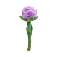 FouFIT Hide 'n Seek Florals Plush Rose Valentine's Toy for Dogs - Purple