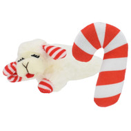 Multipet Lamb Chop Holiday Candy Cane Cat Toy-2Pk