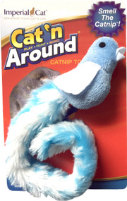 Imperial Cat Cat 'n Around Crinkle Tail Catnip Bird Toy
