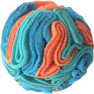 FOUFIT Hide n Seek Snuffle Balls Nosework Toy for Dogs, Blue/Orange,  Large 6"