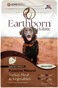 Earthborn Holistic Primitive Natural Turkey Meal & Vegetables Grain Free Dry Dog Food - 12.5 Lbs