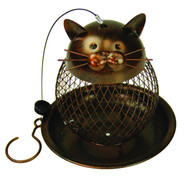 Heath Outdoor Products Cat Perching Metal Bird Feeder - Bronze