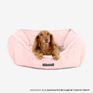 NANDOG Super Cloud Reversible Dog Bed in Blush - Pink