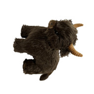 Pet Lou Highland Cow Stuffed Dog Toy, 12"