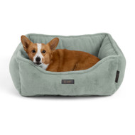 Nandog Pet Gear Cloud 2.0 Reversible  Dog Knit Bed - Taupe Green (25 in)
