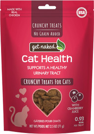 N-BONE Get Naked Cat Health with Cranberry Juice Crunchy Treats 2.5oz