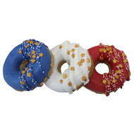 K9 Granola Factory Doggie Donuts 250th Anniversary Collection 4th of July Dog Treats - 3pack