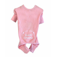 Doggie Design Sweet Dreams Thermal Dog Pajamas - Pink