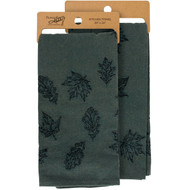 Primitives By Kathy Emerald Leaf Kitchen Towel - 20" x 26"