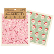 Primitives by Kathy Candy Canes Swedish Cloth Set