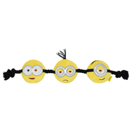 Multipet Minions 3-Head Rope Tug Dog Toy 17 in