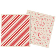 Primitives By Kathy Christmas Baking Swedish Dishcloth Set - 6.75" x 7.50"