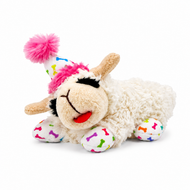 Multipet Lamb Chop with Birthday Hat Dog Toy - 6"