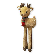 Petlou 32" Christmas Long Leg Deer Dog Toy